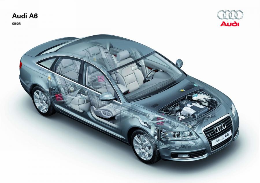 Схема Audi A6 3.0T Quattro S-Line Sedan (4F, C6) 2008 года  (фото 21 из 31)